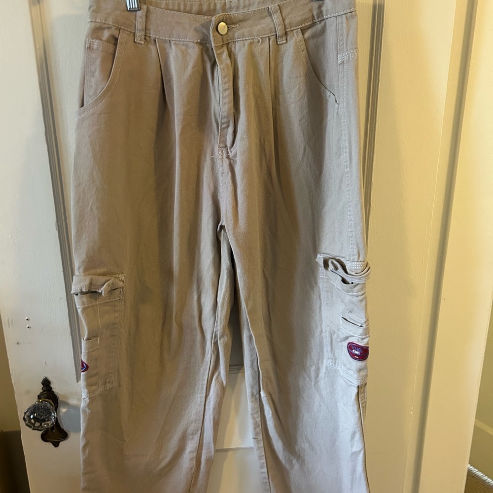 SHEIN Light Tan Cargo Pants